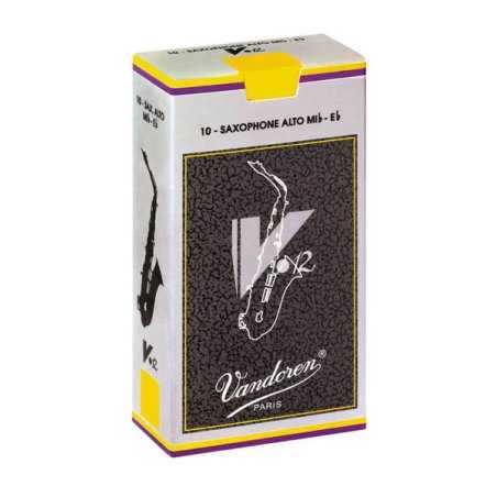 Caja de 10 cañas VANDOREN V12 para Saxofón alto