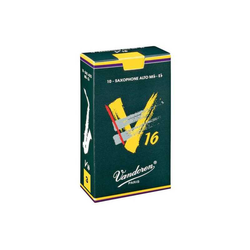 Caja de 10 cañas VANDOREN V16 para saxofón alto