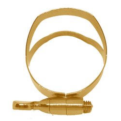 Abrazadera SELMER lacada oro para Saxofón Alto-1