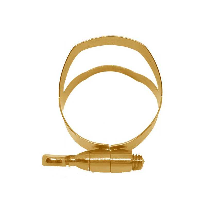 Abrazadera SELMER lacada oro para Saxofón Alto-1