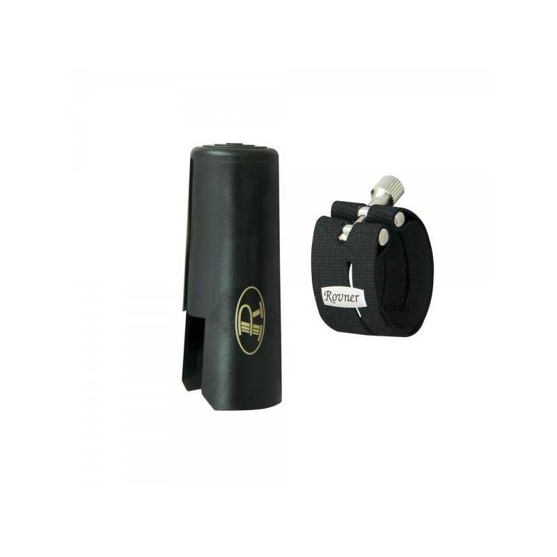 Abrazadera y boquillero ROVNER L10 para clarinete bajo