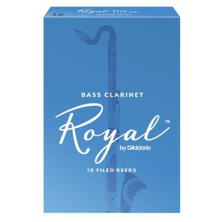 Caja de 10 cañas D'ADDARIO Royal para Clarinete Bajo