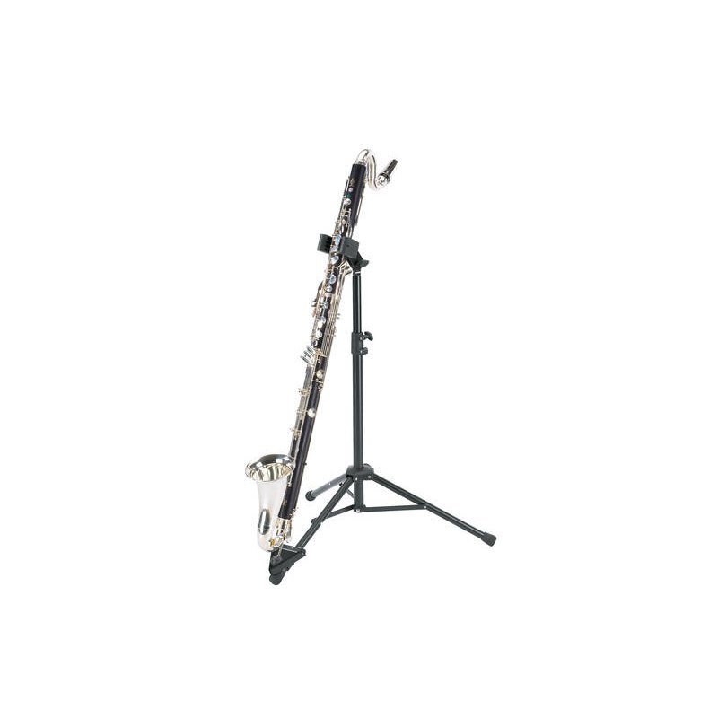 Soporte K&M 15060 para clarinete bajo-0