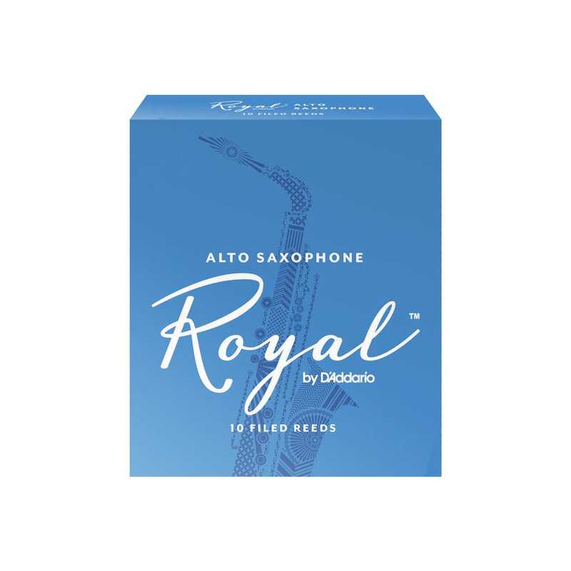 Caja de 10 cañas D'ADDARIO Royal para Saxofón Alto