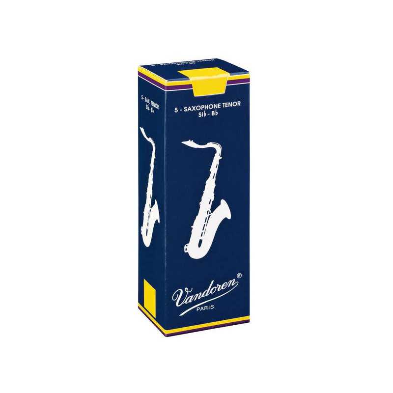 Caja de 5 cañas VANDOREN Tradicional para Saxofón tenor