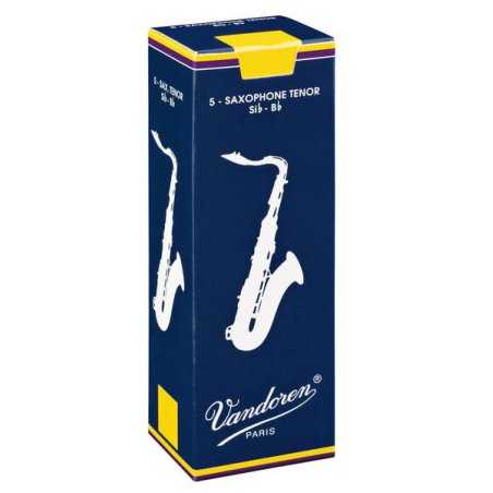 Caja de 5 cañas VANDOREN Tradicional para Saxofón tenor