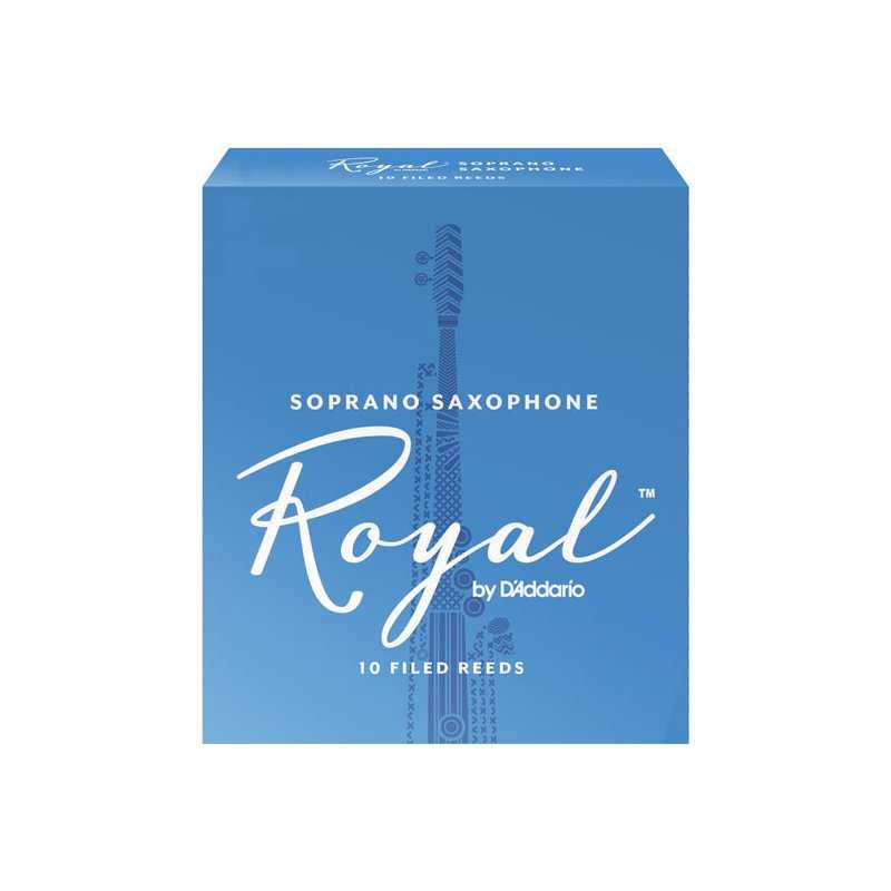 Caja de 10 cañas D'ADDARIO Royal para Saxofón Soprano