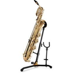 Soporte HERCULES DS536B para saxofón barítono y alto/tenor-0