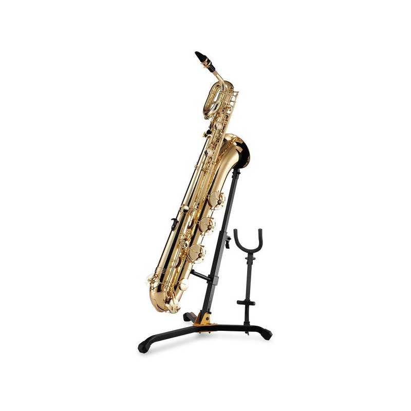 Soporte HERCULES DS536B para saxofón barítono y alto/tenor-0