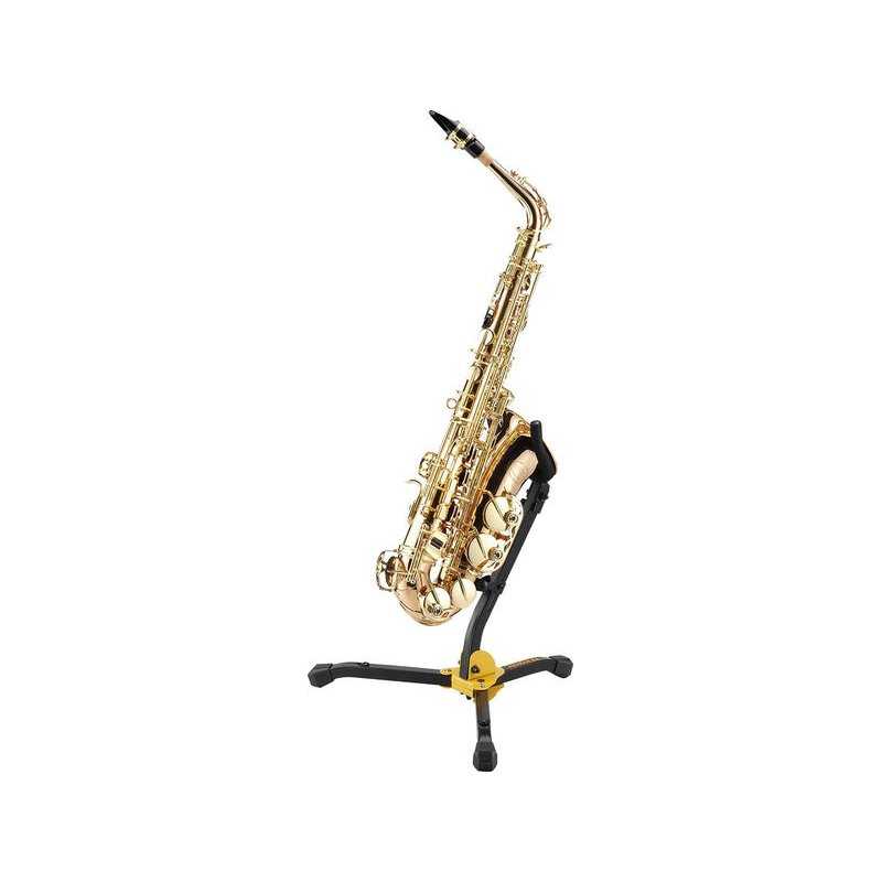 Soporte HERCULES DS530BB para saxofón alto/tenor-0