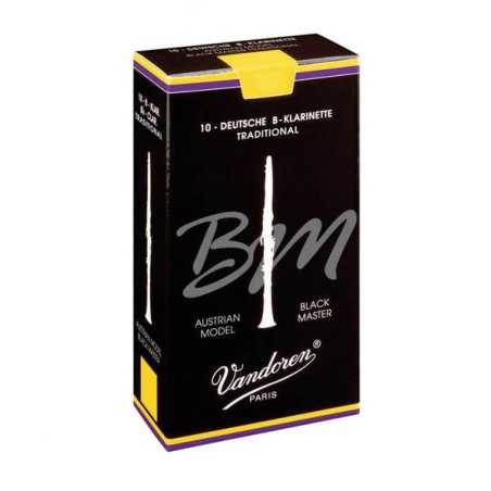 Caja de 10 cañas VANDOREN Black Master Tradicional para Clarinete