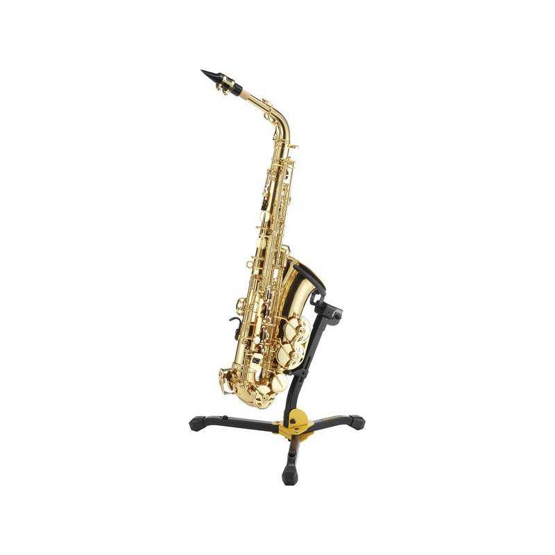 Soporte HERCULES DS630BB para saxofón alto/tenor-0