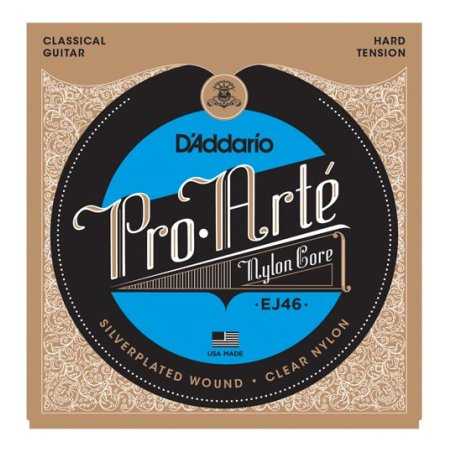 Cuerdas D'ADDARIO EJ46 Pro-Arte Hard Tension para guitarra