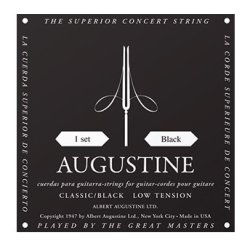 Cuerdas AUGUSTINE Black Classical para guitarra