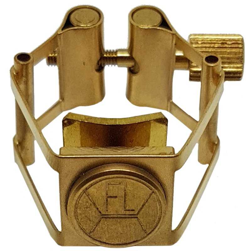 Abrazadera Francois Louis Pure Brass XL para Saxofón Alto Brass-0