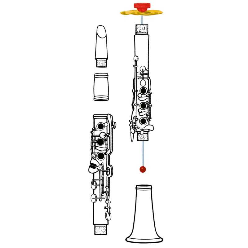 Set Limpiador REKA para clarinete-0