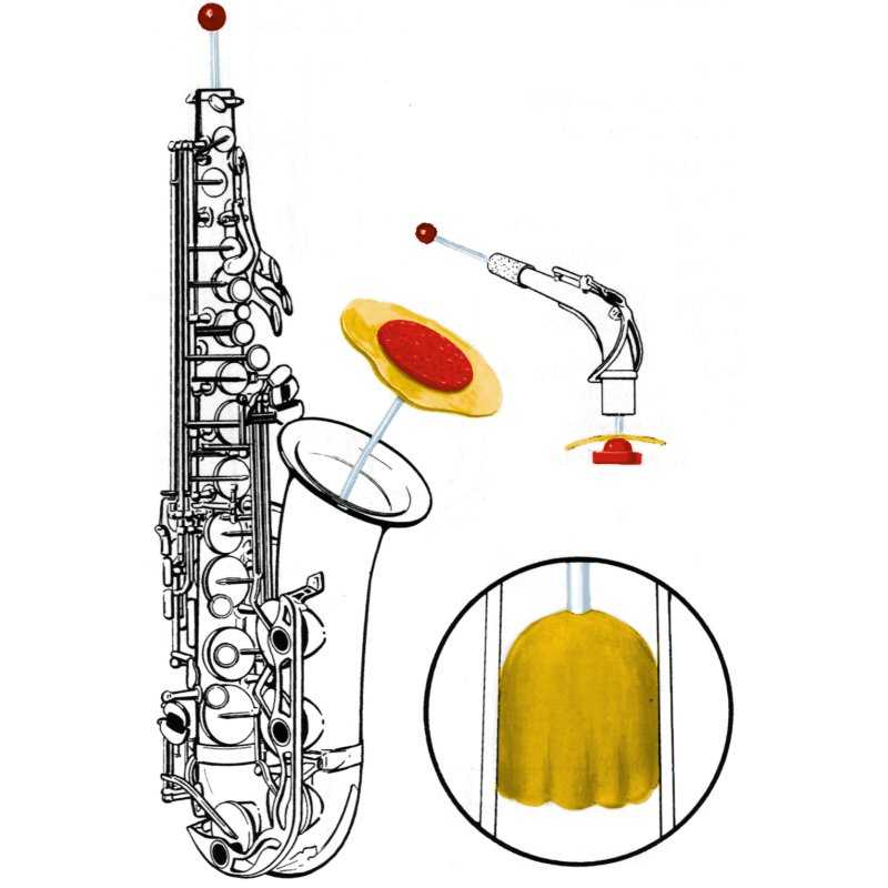 Set Limpiador REKA para saxofón alto/tenor y clarinete bajo-0