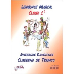 Libro Lenguaje musical curso 1º, cuaderno de trabajo