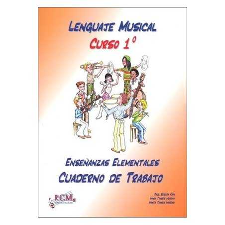 Libro Lenguaje musical curso 1º, cuaderno de trabajo