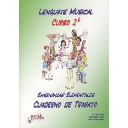 Libro Lenguaje musical curso 2º, cuaderno de trabajo