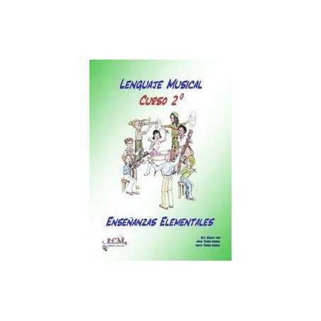 Libro Lenguaje musical curso 2º, enseñanzas elementales