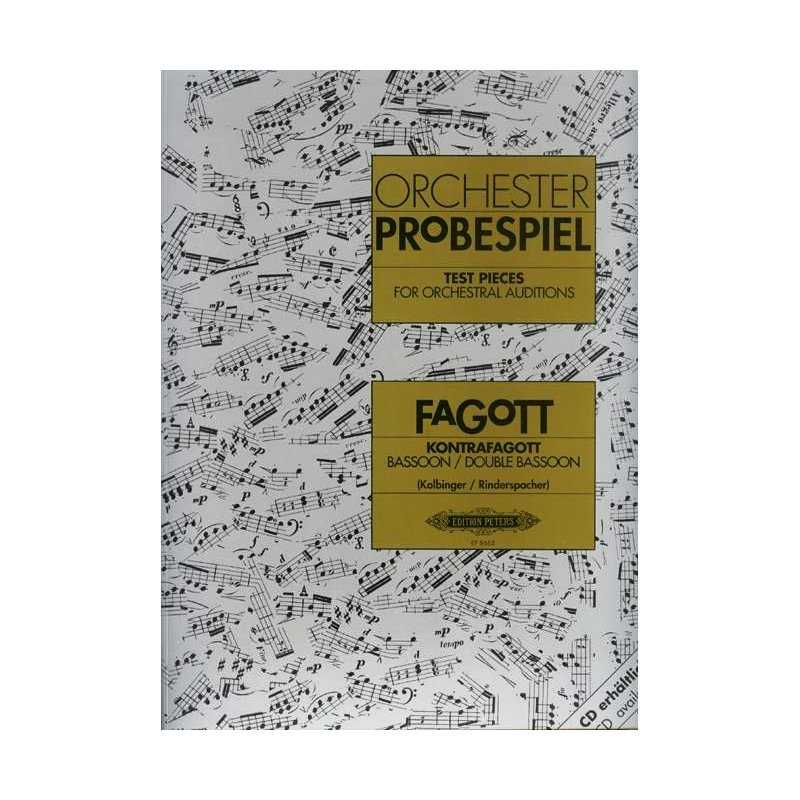 Libro Orchester Probespiel Fagot