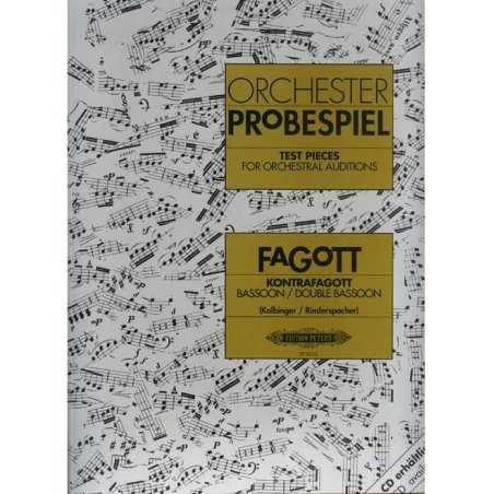 Libro Orchester Probespiel Fagot