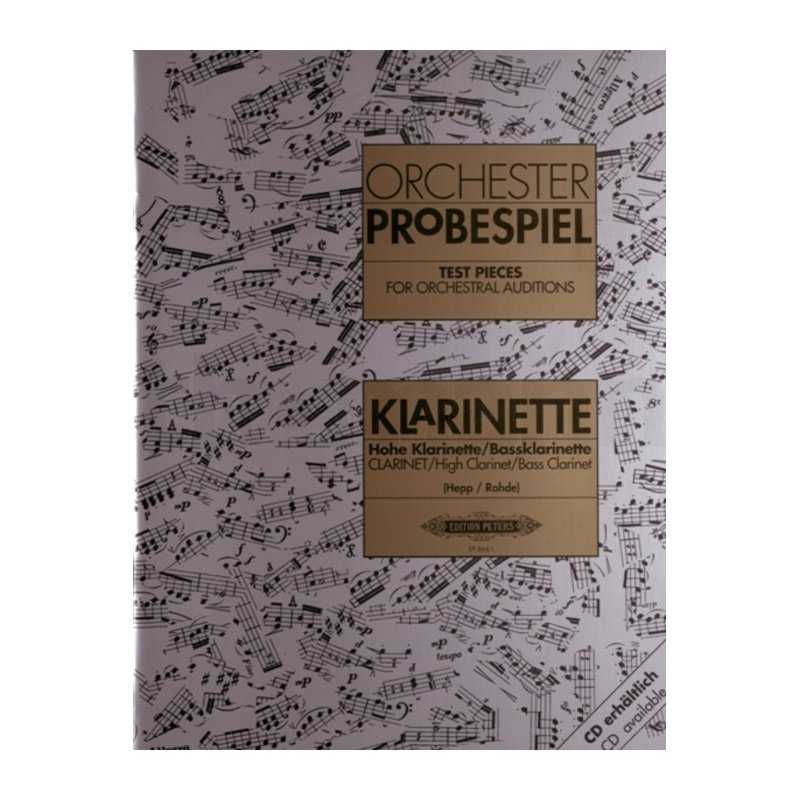 Libro Orchester Probespiel Clarinete