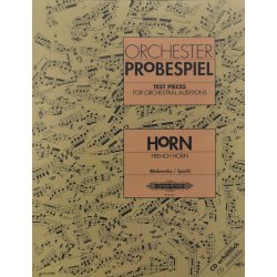 Libro Orchester Probespiel Trompa