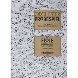 Libro Orchester Probespiel Flauta