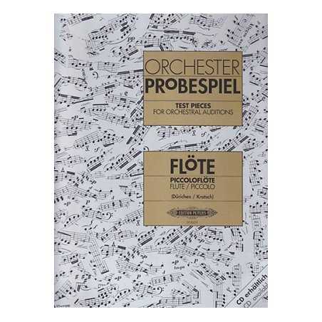 Libro Orchester Probespiel Flauta