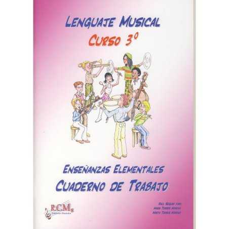 Libro Lenguaje musical curso 3º, cuaderno de trabajo