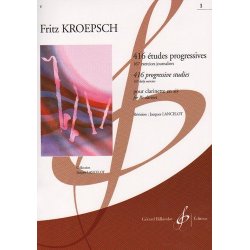 416 Estudios progresivos para Clarinete Vol. 1 Fritz KROEPSCH