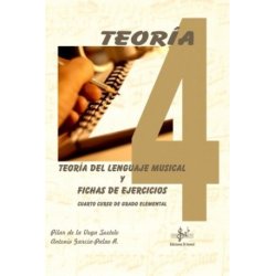 Libro Teoría del Lenguaje Musical y Fichas de Ejercicios (Curso 4º)