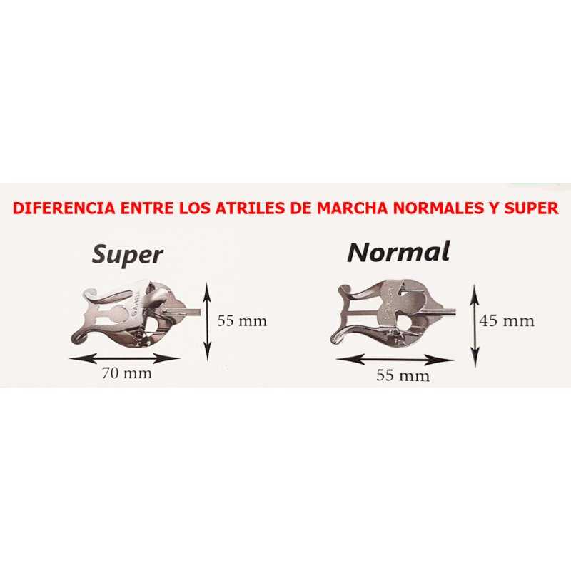 Atril de marcha para Trompeta normal corto con soporte SAMBA-0