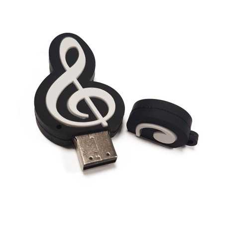 Pendrive LA MUSA clave de sol