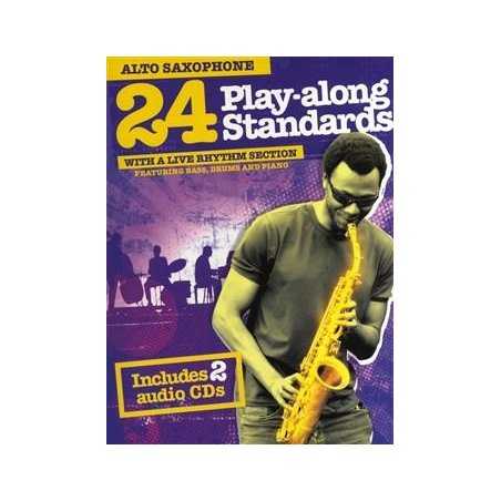 24 Play-along Standards para Saxo Alto