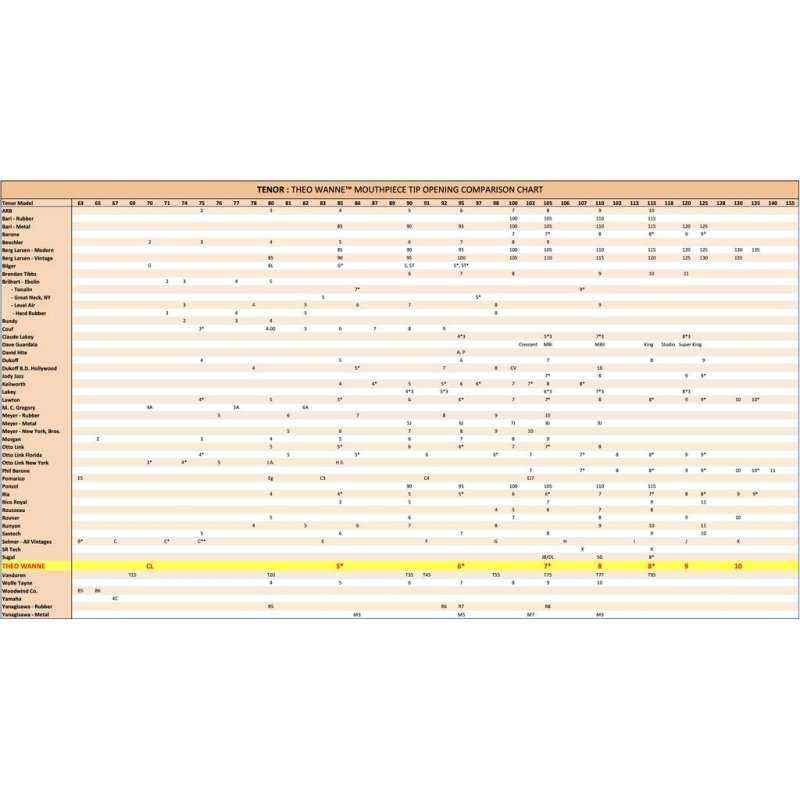 Boquilla THEO WANNE Slant Sig 2 para Saxofón Tenor-1