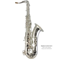 Saxofón tenor TREVOR JAMES Signature Custom Silverplated 