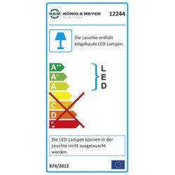 Lámpara de atril K&M 12244 doble2 LED FlexLight-2