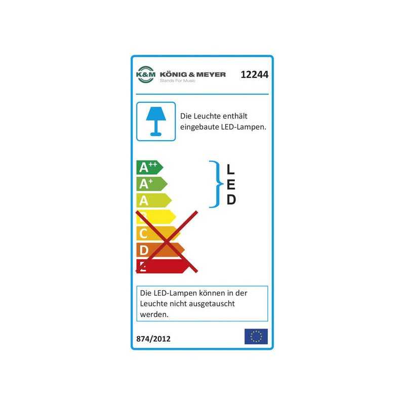 Lámpara de atril K&M 12244 doble2 LED FlexLight-2