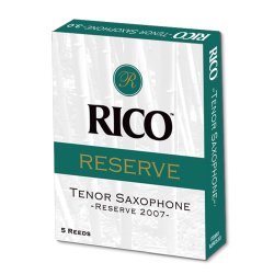 Caja de 5 cañas RICO Reserve 2007 3.5 para saxofón tenor