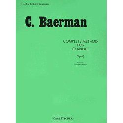 Complete Method for Clarinet Op. 63 C. Baermann Vol 1 y 2