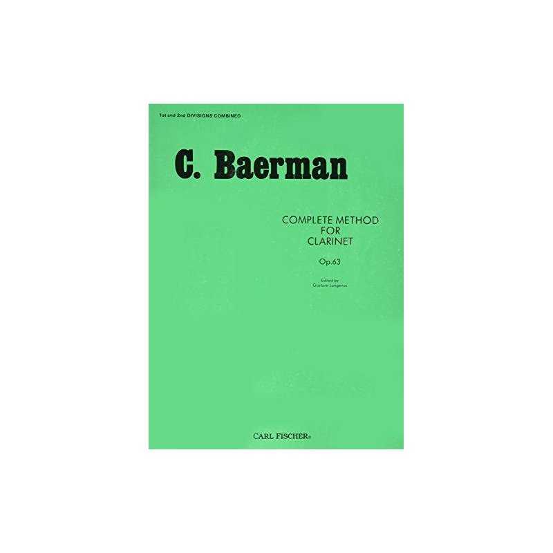 Complete Method for Clarinet Op. 63 C. Baermann Vol 1 y 2