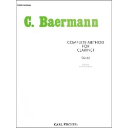 Complete Method for Clarinet Op. 63 C. Baermann Vol 3