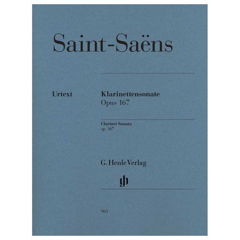 Sonata para clarinete op. 167 Saint-Saëns 