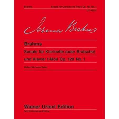 Sonata para clarinete o viola y piano op. 120 No. 1 J. BRAHMS