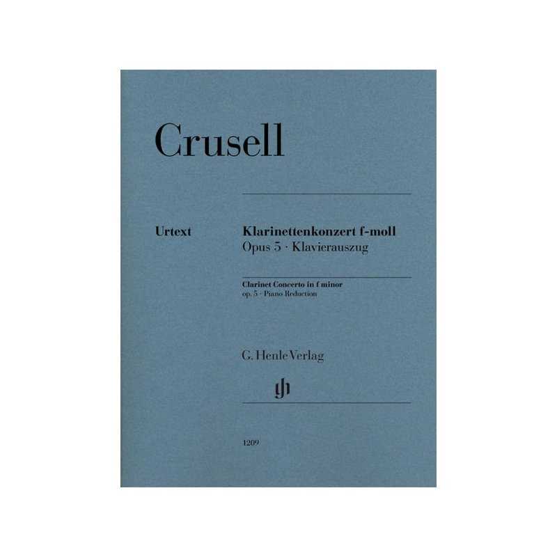 Concierto en Fa menor Op. 5 para Clarinete CRUSELL