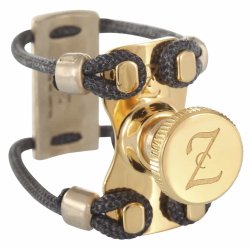 Abrazadera ZAC Gold Metal para Clarinete Bajo