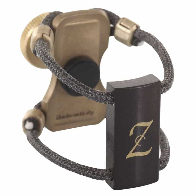 Abrazadera ZAC Brass Wood para Saxofón Alto-0